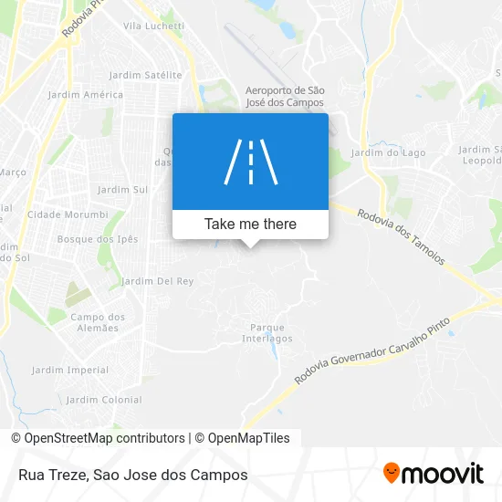 Rua Treze map
