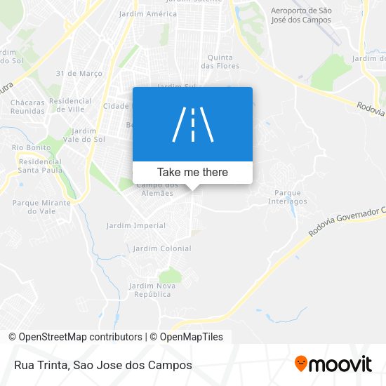 Rua Trinta map