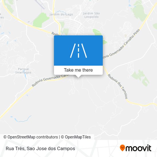 Rua Três map