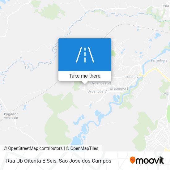 Rua Ub Oitenta E Seis map