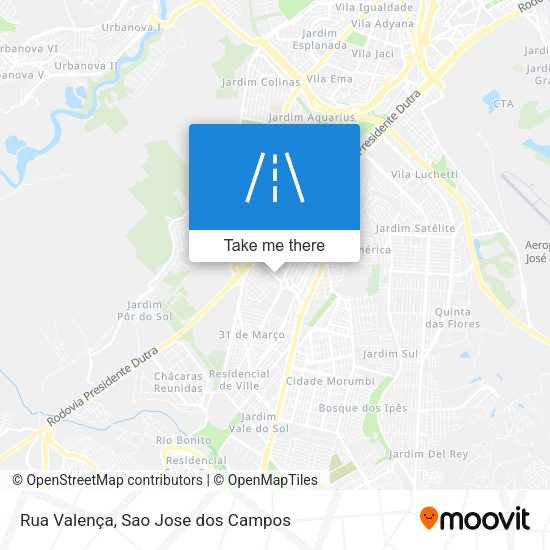 Rua Valença map
