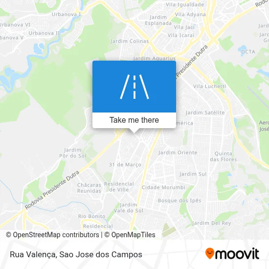 Rua Valença map