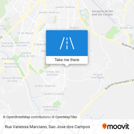 Mapa Rua Vanessa Marciano