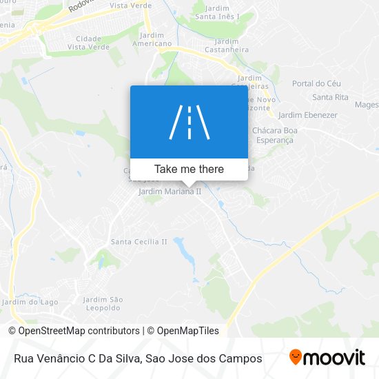 Rua Venâncio C Da Silva map