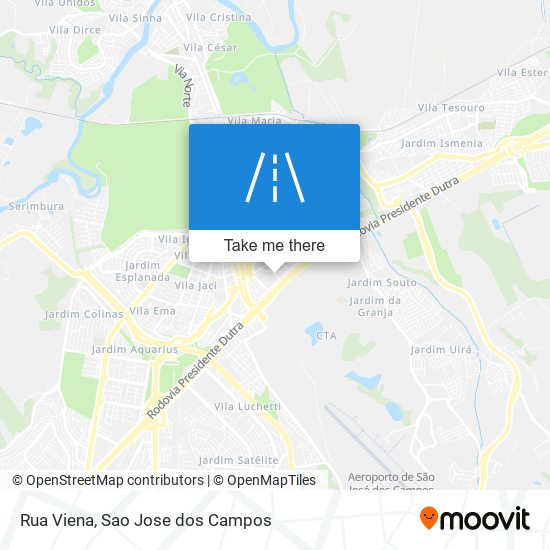 Mapa Rua Viena