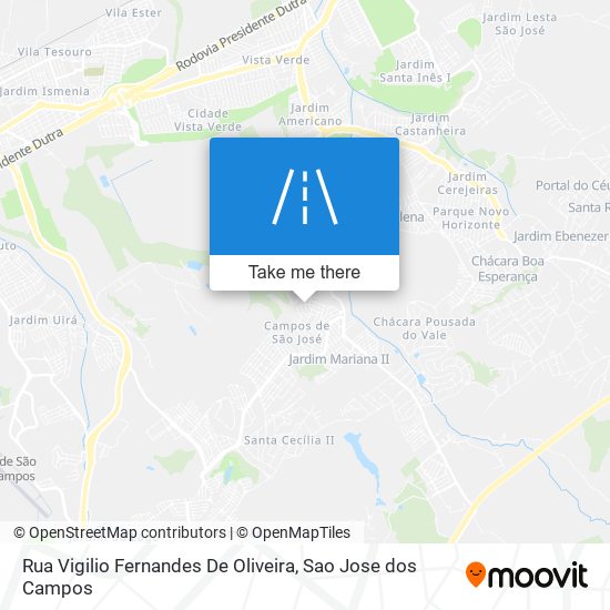 Rua Vigilio Fernandes De Oliveira map