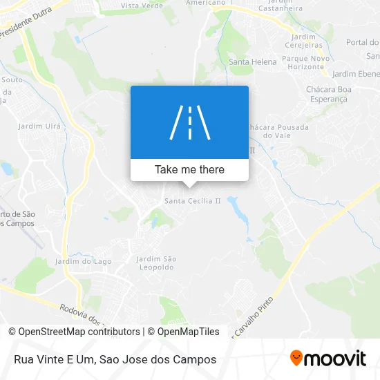 Rua Vinte E Um map