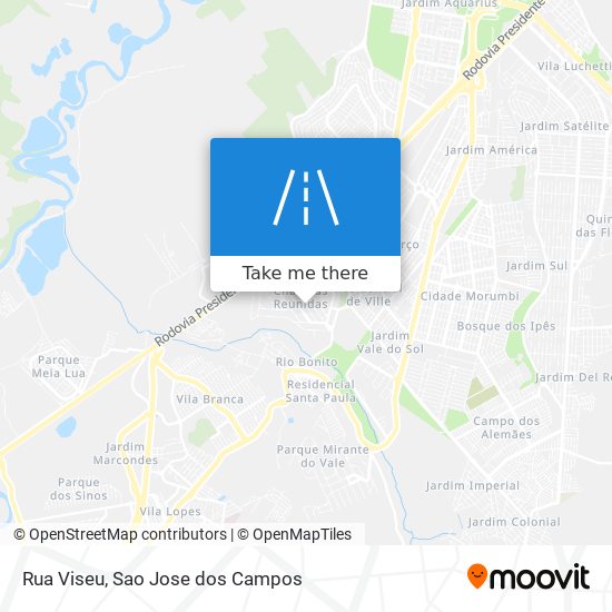 Mapa Rua Viseu