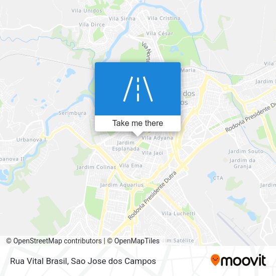 Rua Vital Brasil map