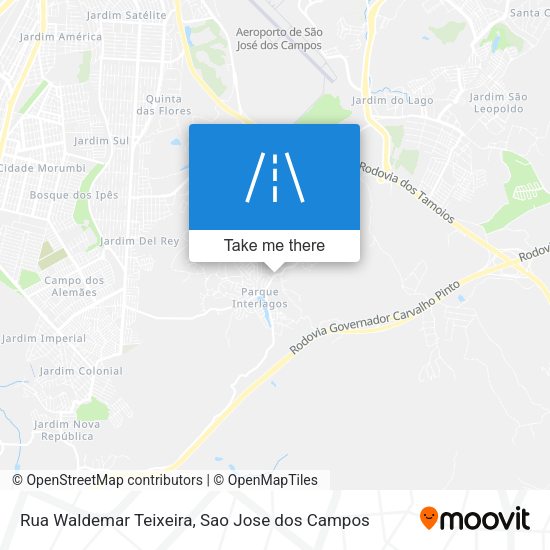 Rua Waldemar Teixeira map