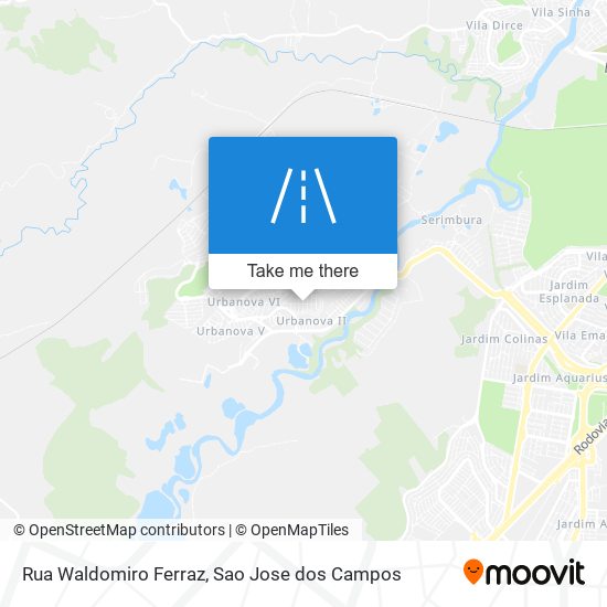 Mapa Rua Waldomiro Ferraz