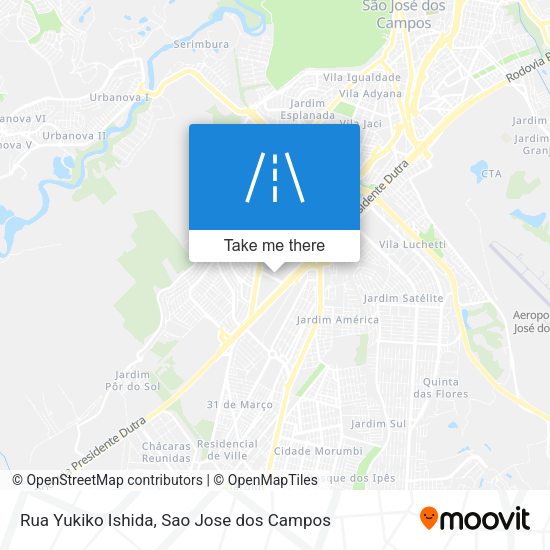 Rua Yukiko Ishida map