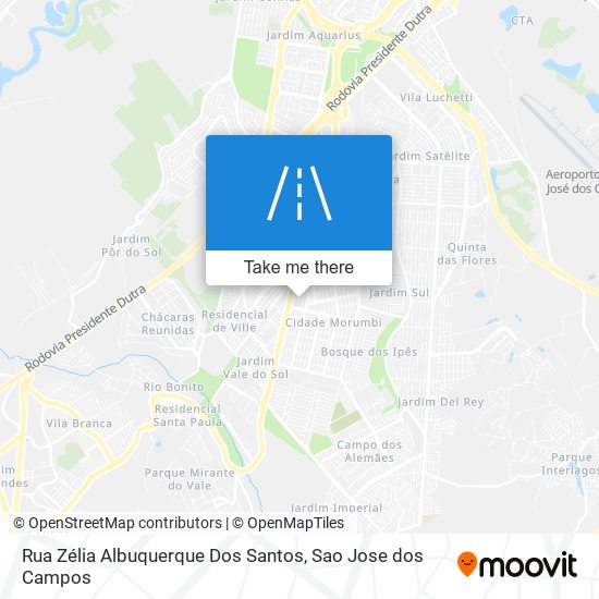 Rua Zélia Albuquerque Dos Santos map