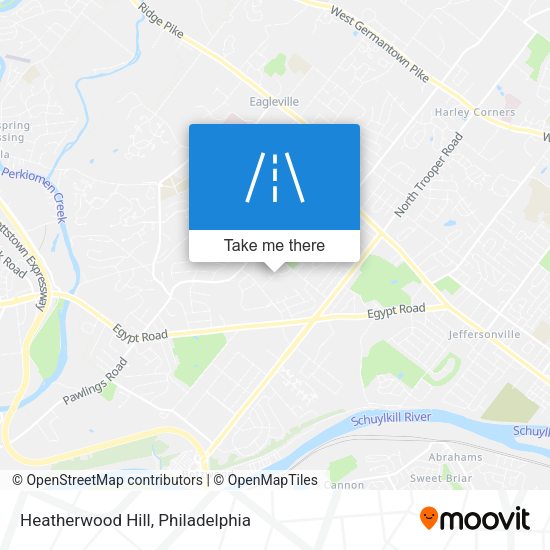 Heatherwood Hill map
