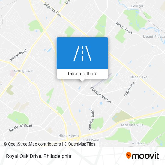 Royal Oak Drive map