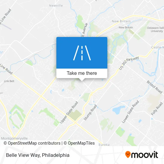 Belle View Way map