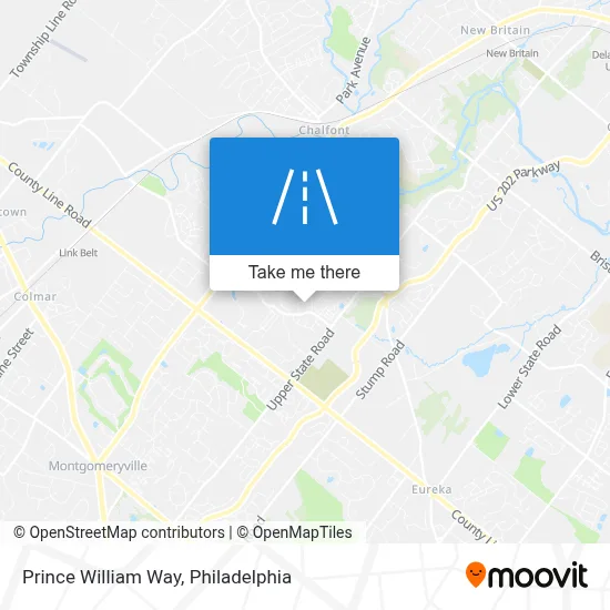 Prince William Way map