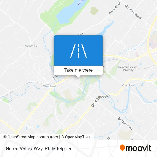 Green Valley Way map