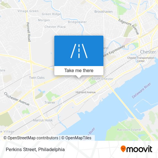 Mapa de Perkins Street