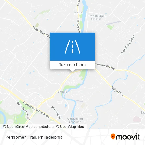 Perkiomen Trail map