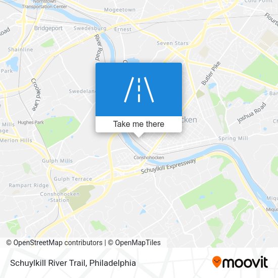 Schuylkill River Trail map