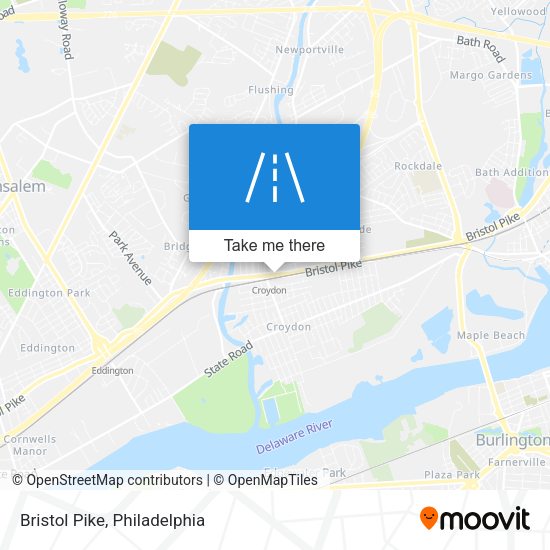 Bristol Pike map