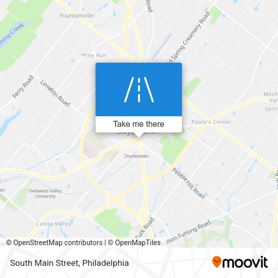 Mapa de South Main Street