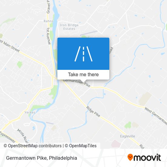 Germantown Pike map