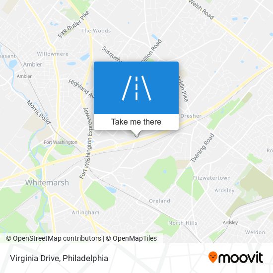 Virginia Drive map