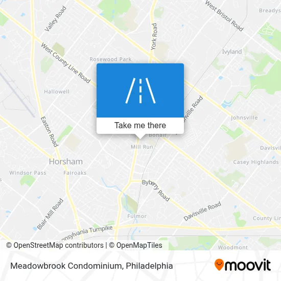 Meadowbrook Condominium map