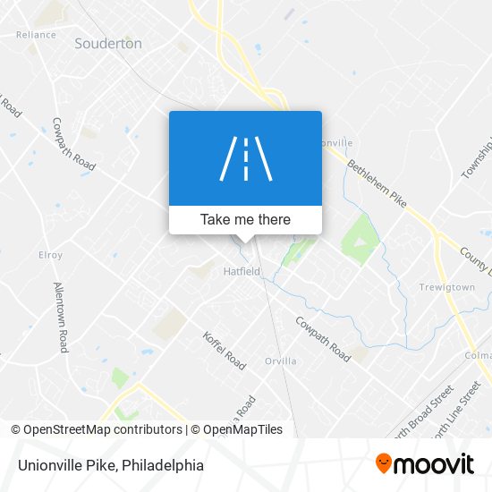 Unionville Pike map