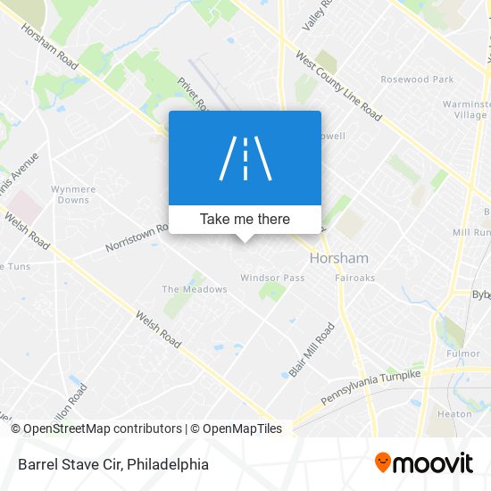 Mapa de Barrel Stave Cir