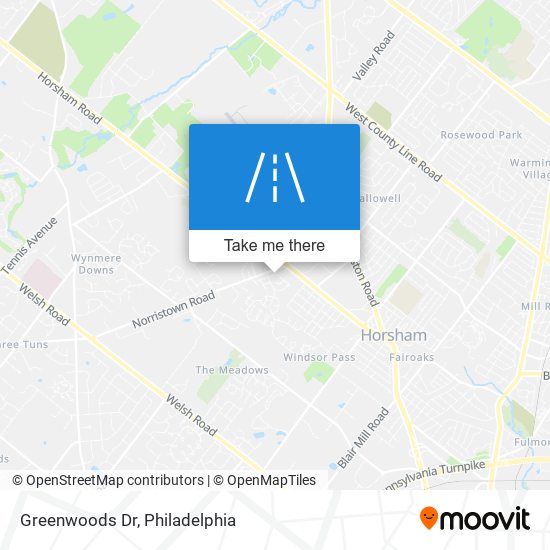 Mapa de Greenwoods Dr