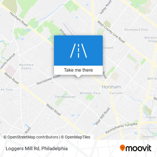 Mapa de Loggers Mill Rd