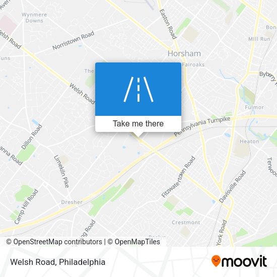 Mapa de Welsh Road