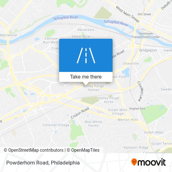Powderhorn Road map