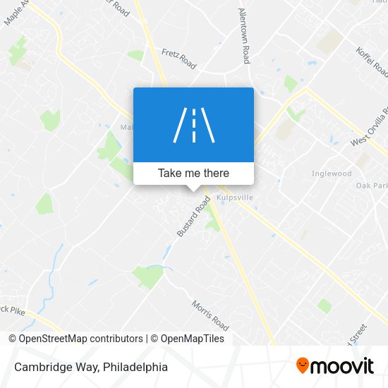 Cambridge Way map