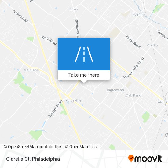 Mapa de Clarella Ct