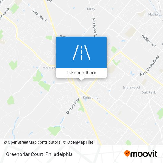 Greenbriar Court map