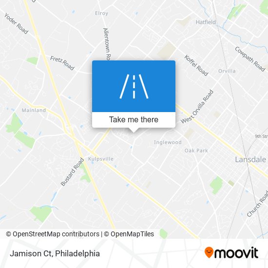 Mapa de Jamison Ct