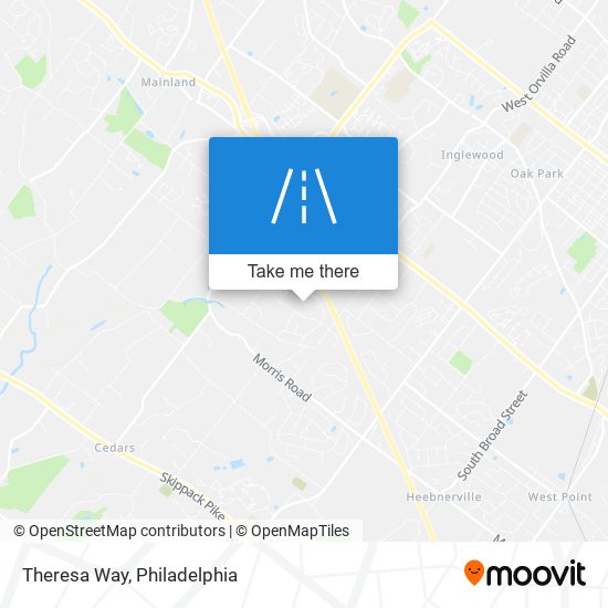 Theresa Way map