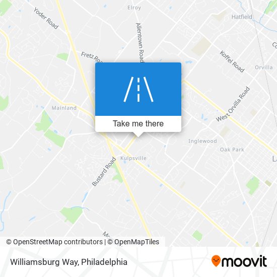 Mapa de Williamsburg Way
