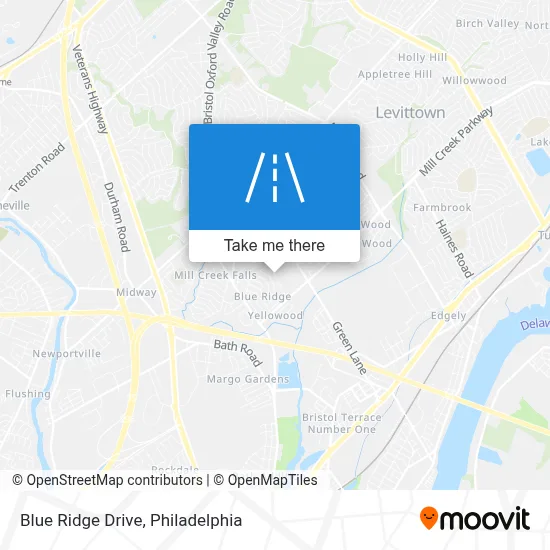 Blue Ridge Drive map