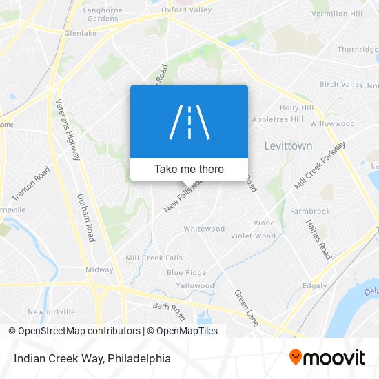 Mapa de Indian Creek Way