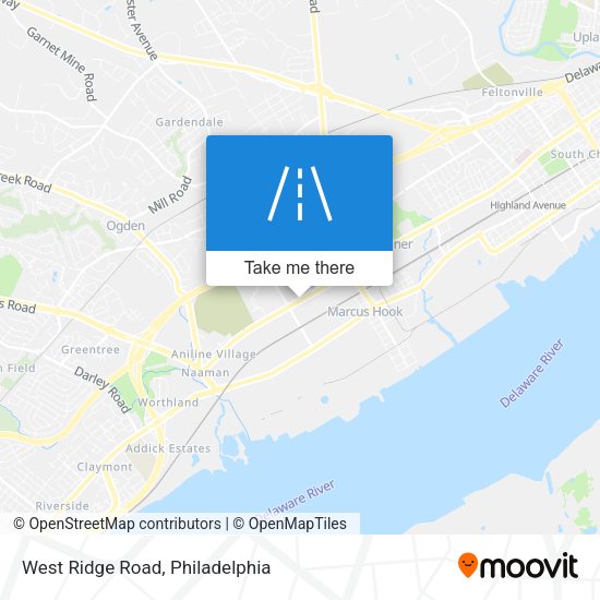 West Ridge Road map