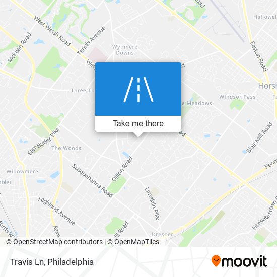 Mapa de Travis Ln