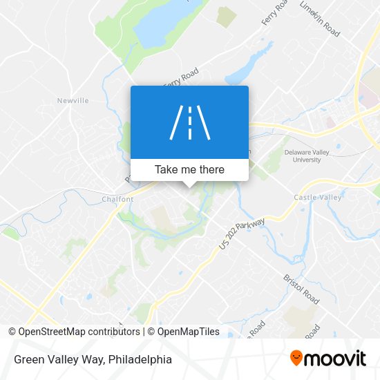 Green Valley Way map