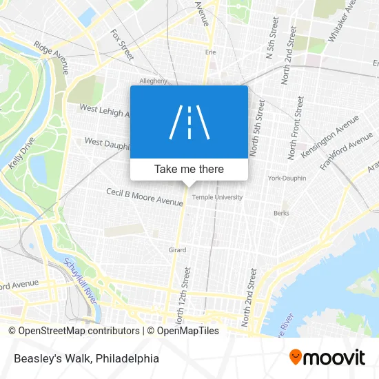 Beasley's Walk map