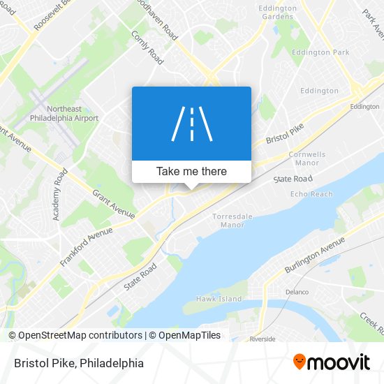 Bristol Pike map