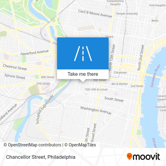 Chancellor Street map